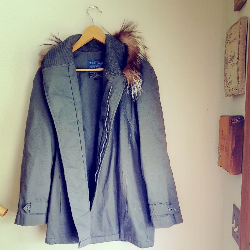 NWOT Nino Cerruti Sport Grey Winter Coat